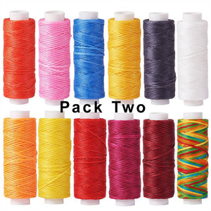 Superior Hand Sewing Thread, 12 Spool Mixed Pack, 0.8mm 30 metres