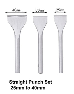 Straight Punch Set Large (25mm, 30mm, 40mm)