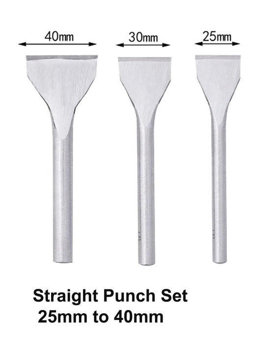 Straight Punch Set Large (25mm, 30mm, 40mm)