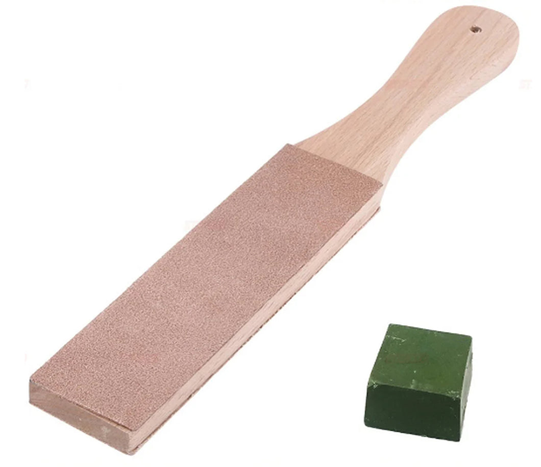 Leather Sharpening Strop with polish compound