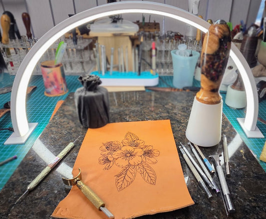 Half Moon Tooling Lamp