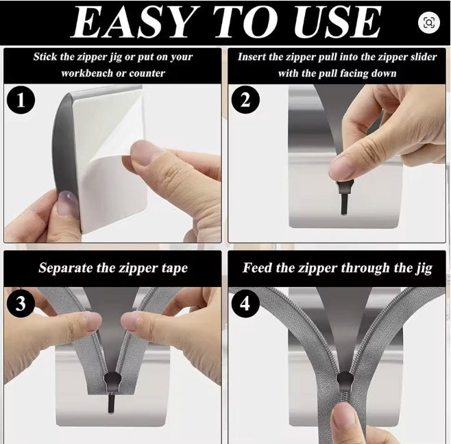 Stainless Steel Zipper Jig - Make your own Zippers