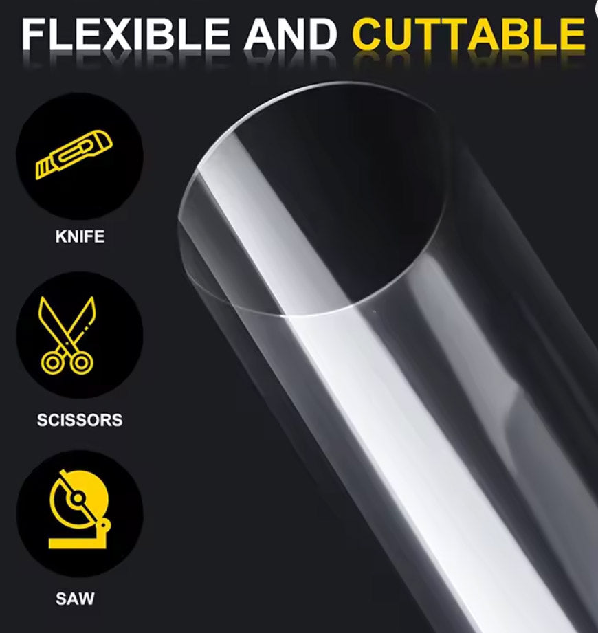 Premium Transparent & Flexible  Plexi A4 Sheets for Wallet Windows