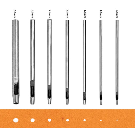 Round Hole Punches (Set of 7)