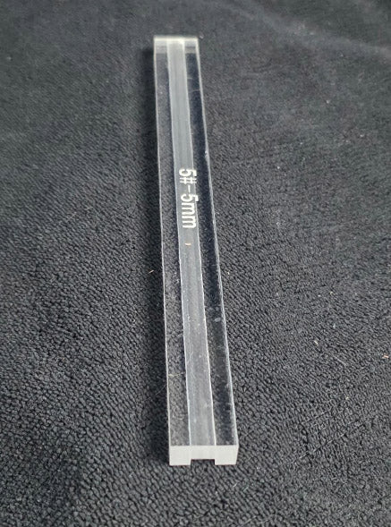 Clear Acrylic Zipper Glue Tool for Zipper 5#
