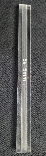 Clear Acrylic Zipper Glue Tool for Zipper 5#