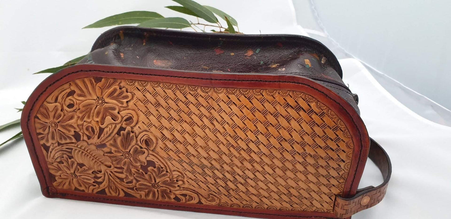 Hermann Oak Natural Leather by square foot for Tooling and Carving