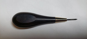 Diamond Blade Stitching 3mm Awl  with Brass & Ebony Handle