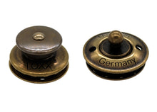 Load image into Gallery viewer, Loxx Fastener - Plain - Antique Brass (Note - Key for Installation  Sold Separately)