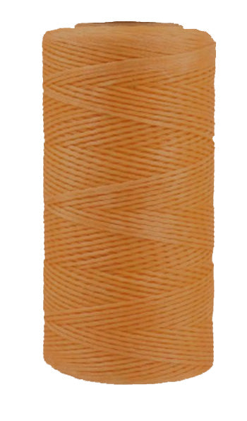 Superior Hand Sewing Thread,  Saddle Tan- Waxed, Braided Polyester 260mtr