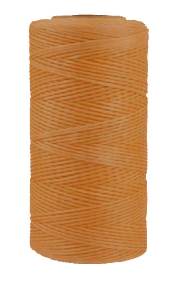 Superior Hand Sewing Thread,  Saddle Tan- Waxed, Braided Polyester