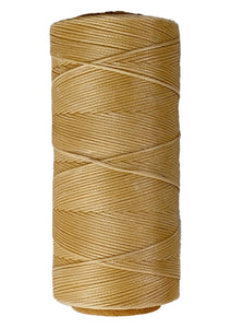 Superior Hand Sewing Thread, Beige- Waxed, Braided Polyester 260mtr