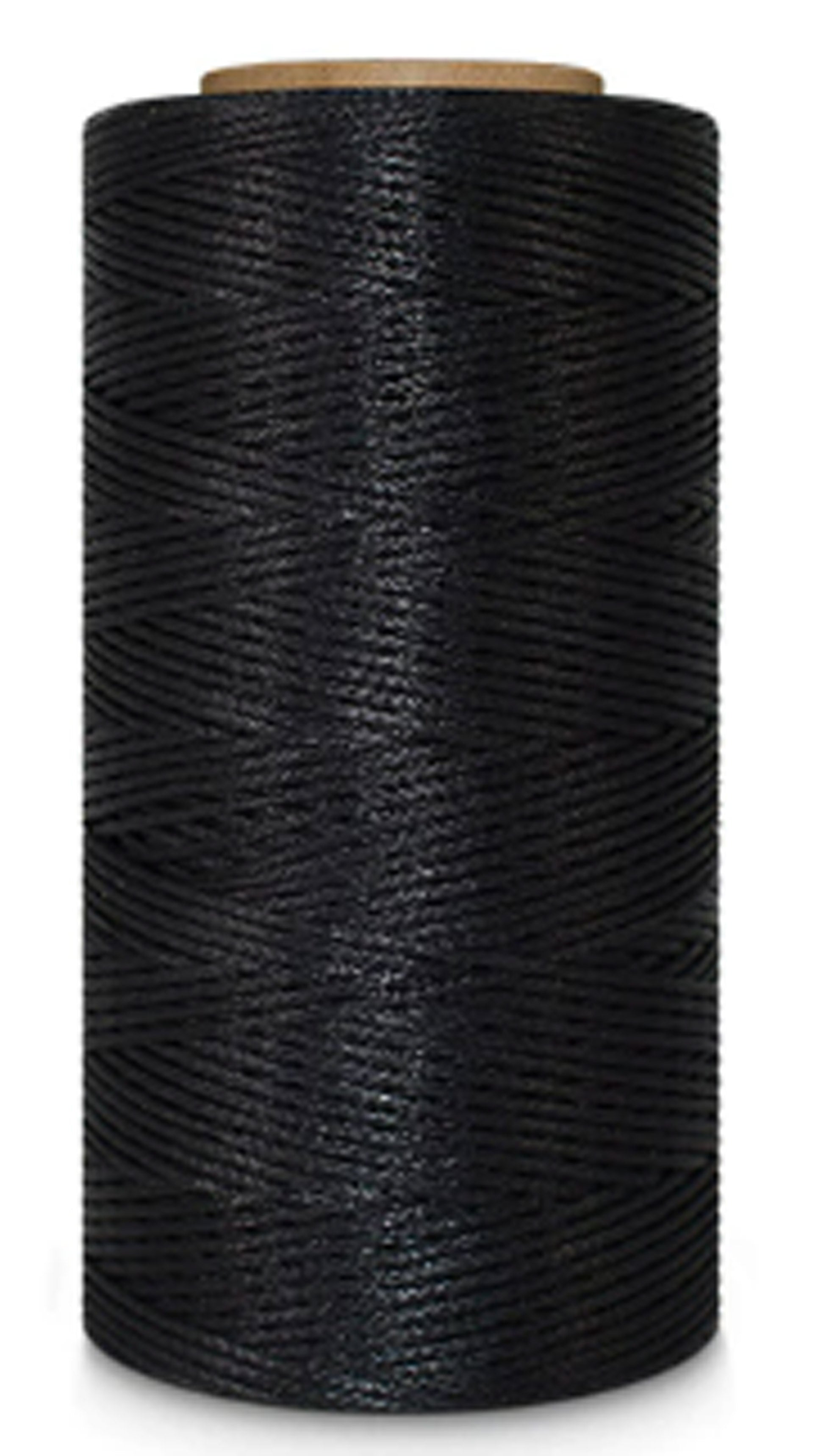 Black Colour Thread Superior Hand Sewing Thread, Black- Waxed, Braided Polyester 260mtr ...