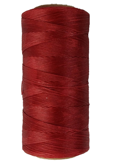 Superior Hand Sewing Thread, Burgundy - Waxed, Braided Polyester 260mtr