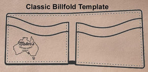 Classic Billfold Wallet Template Set