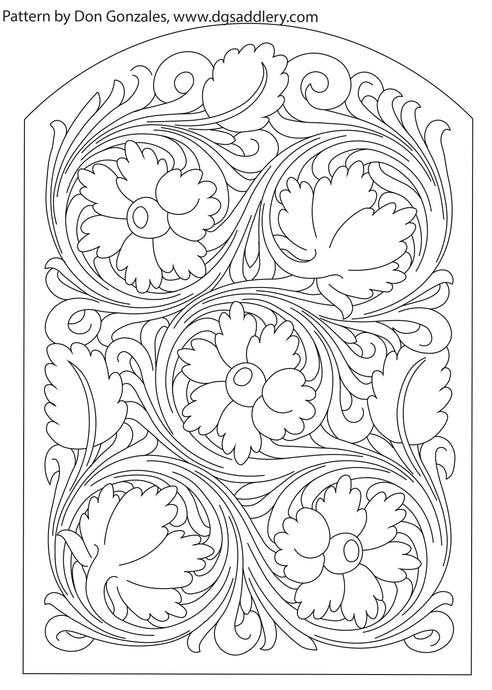 Clutch Purse/Wallet Tooling Pattern Download - Free!!!!