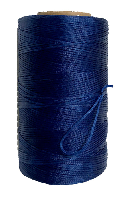 Superior Hand Sewing Thread, Royal Blue- Waxed, Braided Polyester 260mtr