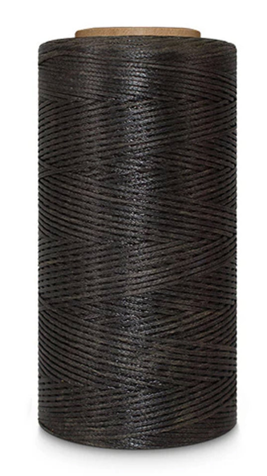 Superior Hand Sewing Thread, Dark Grey - Waxed, Braided Polyester 260mtr