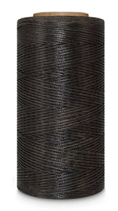 Superior Hand Sewing Thread, Dark Grey - Waxed, Braided Polyester