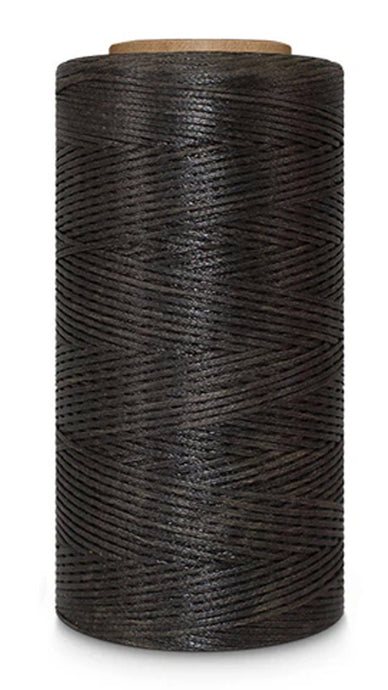 Superior Hand Sewing Thread, Dark Grey - Waxed, Braided Polyester 260mtr