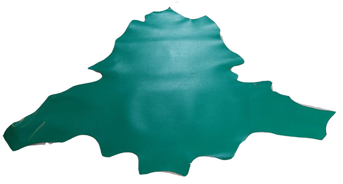 Kangaroo Hide  (Veg Tanned)  Finished - Emerald Green