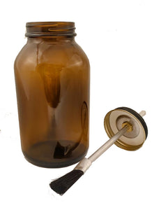 Glue Jar/Glue Pot (Glass) Large 8oz / 500ml