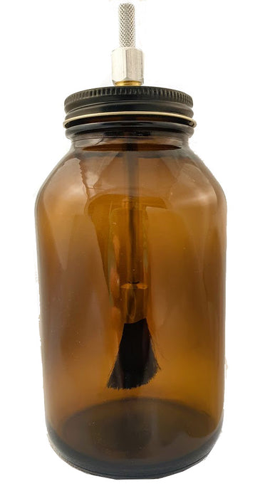 Glue Jar/Glue Pot (Glass) Large 8oz / 500ml