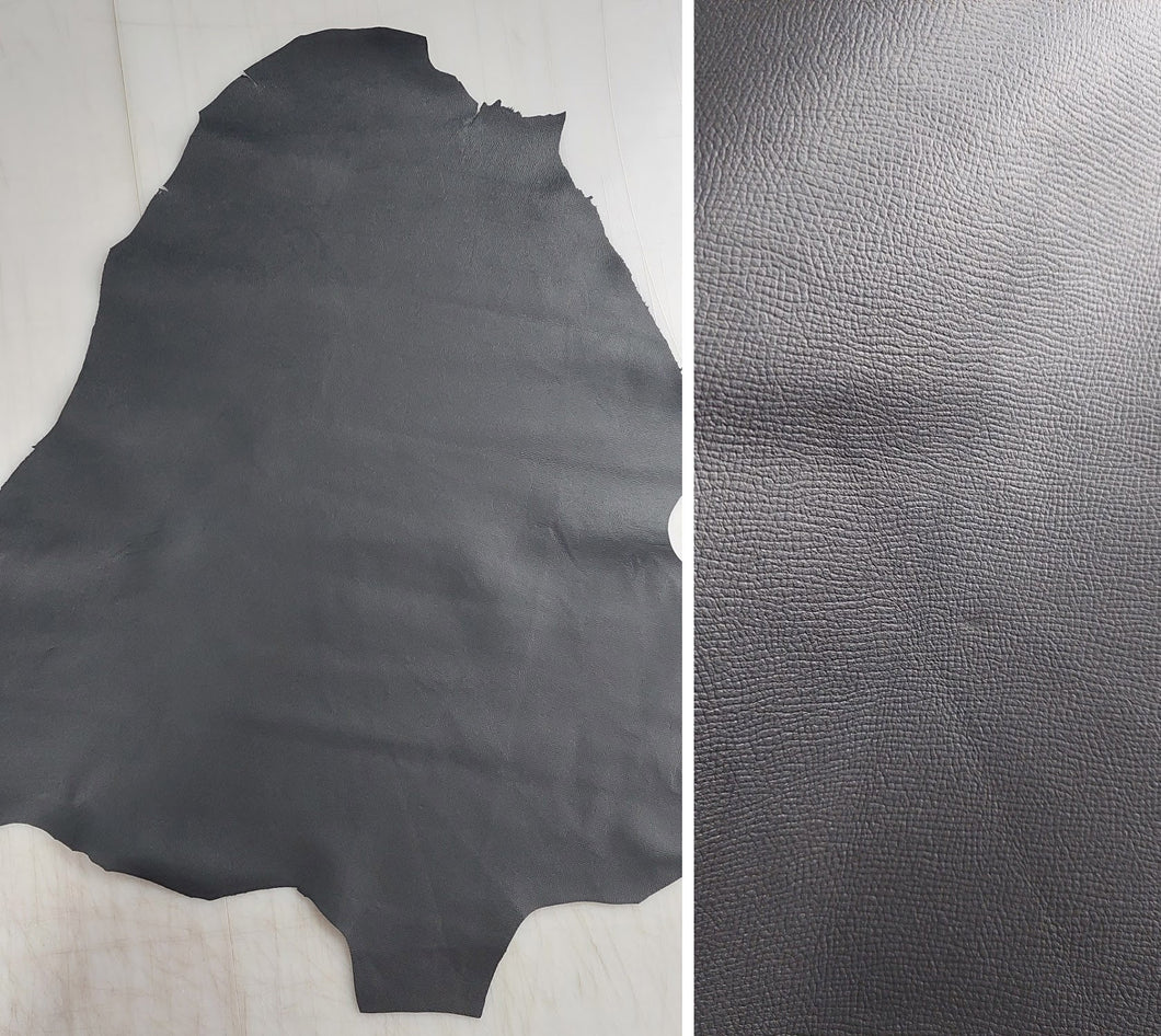 Kangaroo Hide  (Chrome Tanned) Finished - Pebble Embossed - Slate