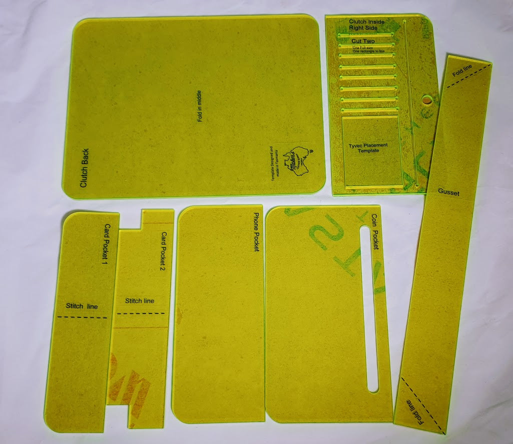 Phone/Wallet Clutch Template Set
