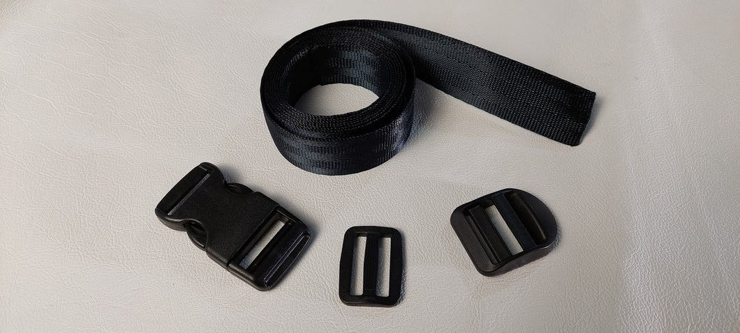 Plastic Buckles & Webbing Kit for Slim Line Belt Bag