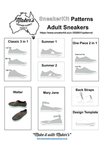 SneakerKit Adult Size 39 (Womens 8.5) (Mens 6-6.5)
