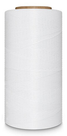 Superior Hand Sewing Thread, White- Waxed, Braided Polyester 260mtr