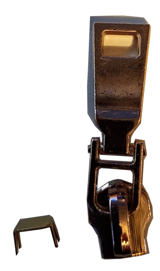 5# Metal teeth (chain)  Zipper Pull Set - Light Gold